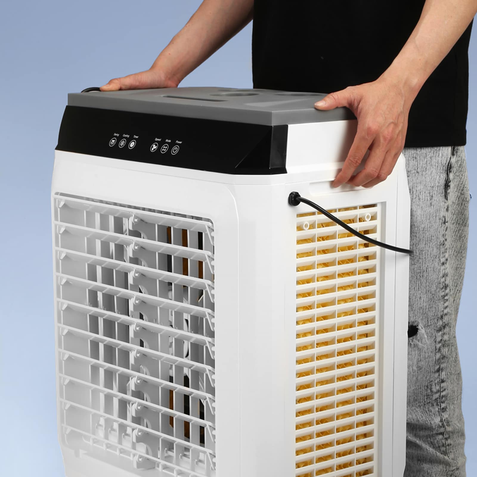 Evaporative Air Cooler Portable Indoor Outdoor Air Conditioner_voghion.com